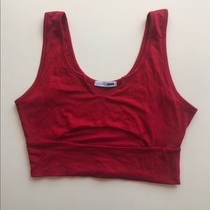 Sexy Red Crop Top